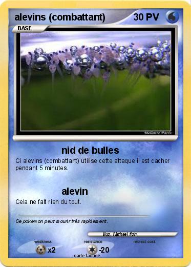 Pokemon alevins (combattant)