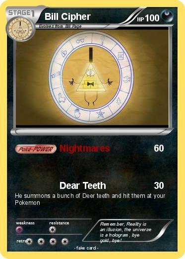 Pokemon Bill Cipher