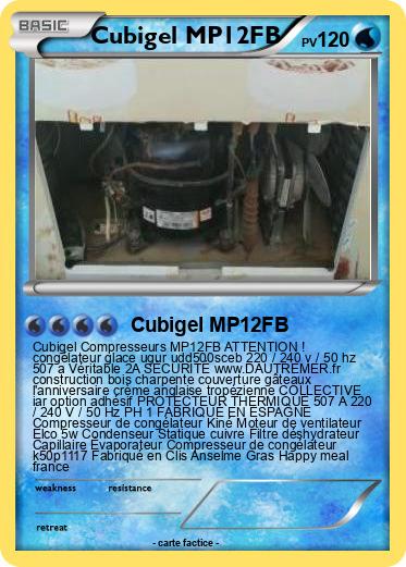 Pokemon Cubigel MP12FB