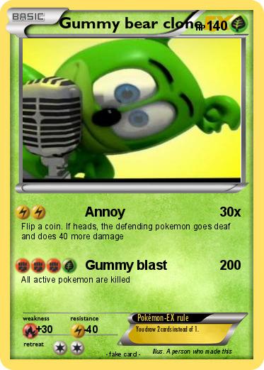 Pokemon Gummy bear clone