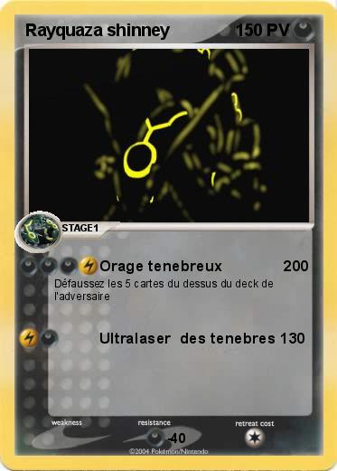 Pokemon Rayquaza shinney