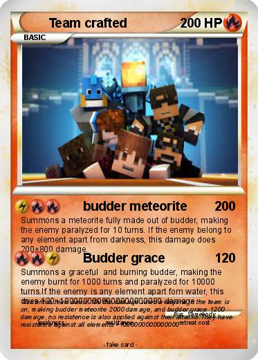 Pokemon Team crafted