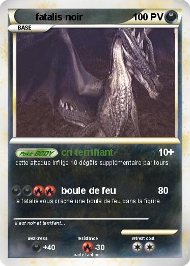 Pokemon fatalis noir