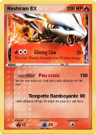 Pokemon Reshiram EX