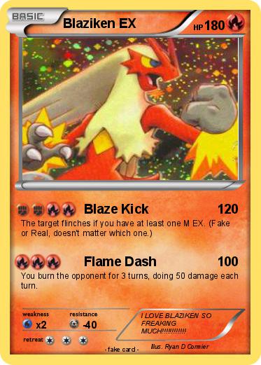 Pokemon Blaziken EX