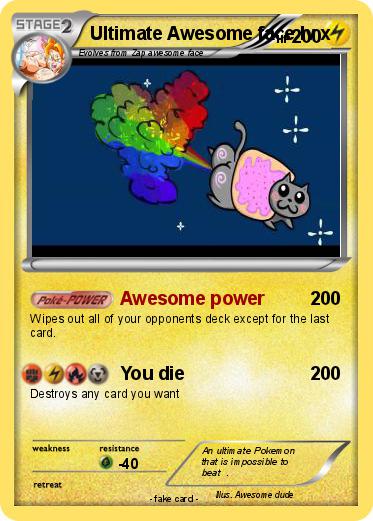 Pokemon Ultimate Awesome face lv x