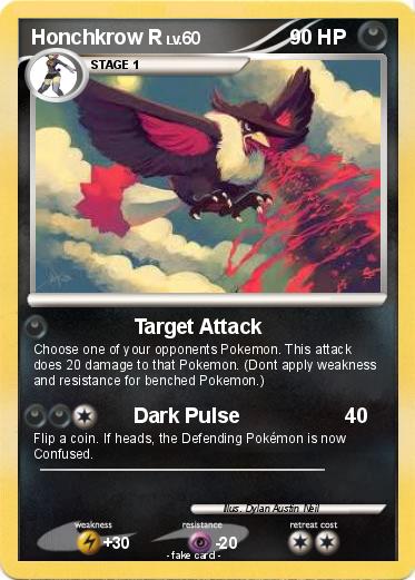 Pokemon Honchkrow R