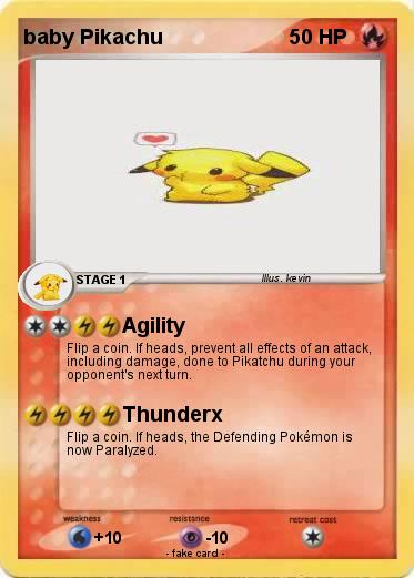 Pokemon baby Pikachu