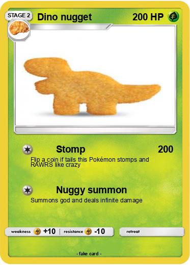 Pokemon Dino nugget