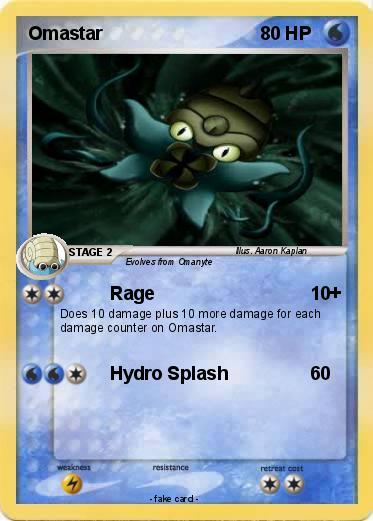Pokemon Omastar