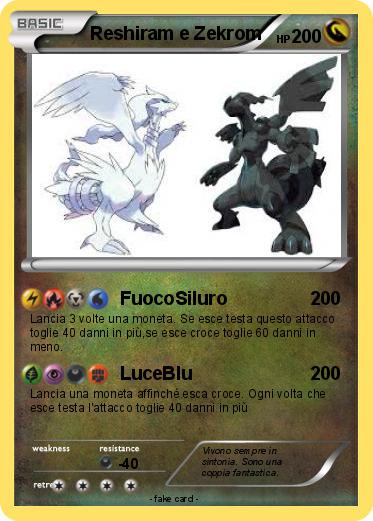 Pokemon Reshiram e Zekrom