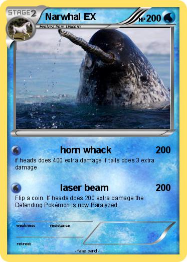 Pokemon Narwhal EX