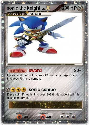 Pokemon sonic the knight