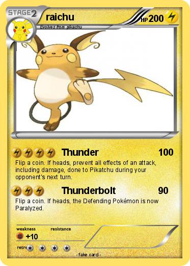 Pokemon raichu