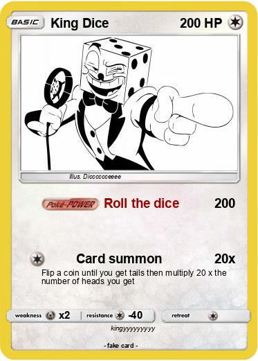Pokemon King Dice