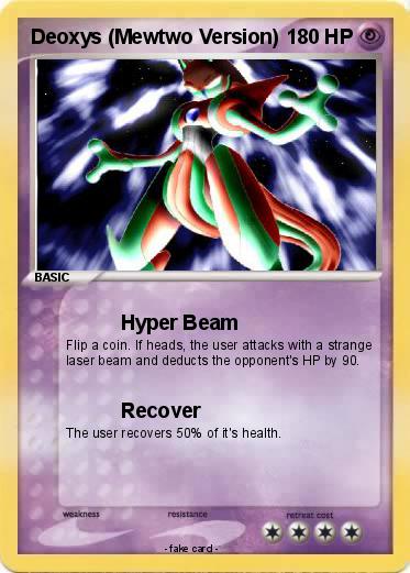 Pokemon Deoxys (Mewtwo Version)