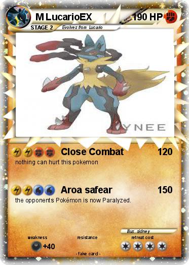 Pokemon M LucarioEX