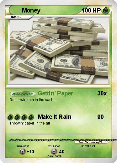 Pokémon Money 305 305 - Gettin' Paper - My Pokemon Card