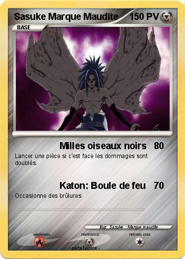 Pokemon Sasuke Marque Maudite
