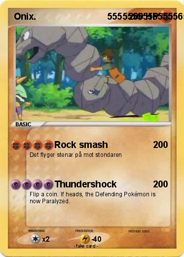 Pokemon Onix.                            555555555555556555555555555555555555555555555555555