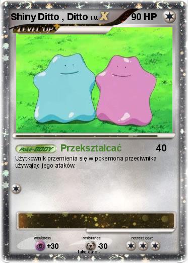 Pokemon Shiny Ditto , Ditto