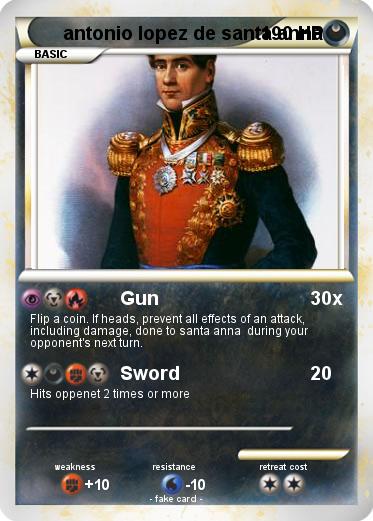Pokemon antonio lopez de santa anna