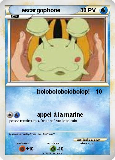 Pokemon escargophone