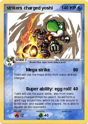 Pokemon strikers charged yoshi