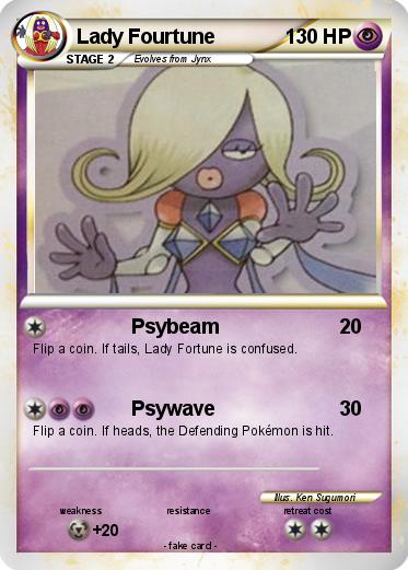 Pokemon Lady Fourtune