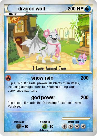 Pokemon dragon wolf