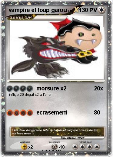 Pokemon vampire et loup garou