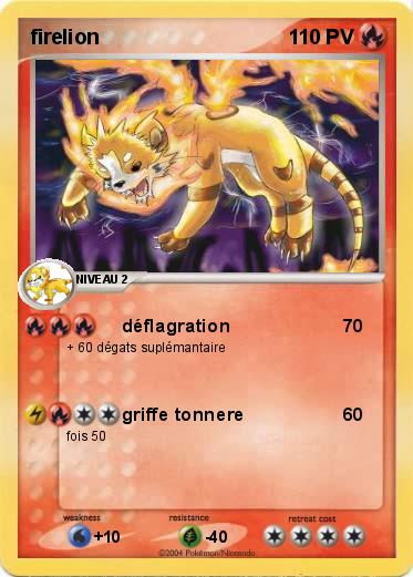 Pokemon firelion
