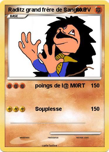 Pokemon Raditz grand frère de Sangoku
