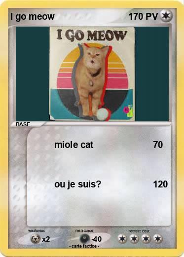 Pokemon I go meow