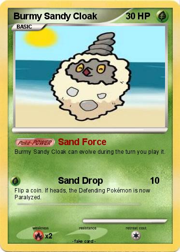 Pokemon Burmy Sandy Cloak