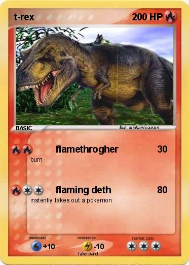 Pokemon t-rex