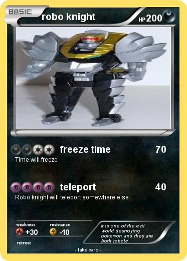 Pokemon robo knight