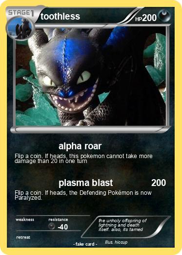 Pokemon toothless