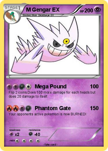 Pokemon M Gengar EX