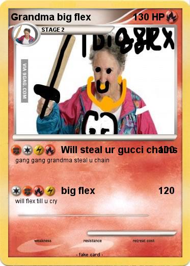 Pokemon Grandma big flex