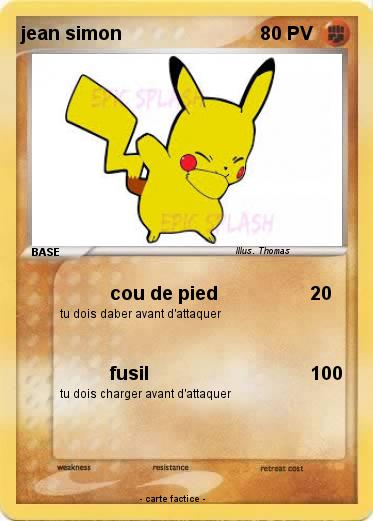 Pokemon jean simon