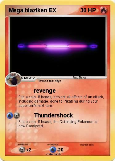 Pokemon Mega blaziken EX