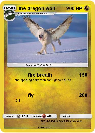Pokemon the dragon wolf