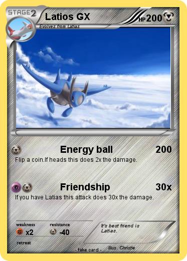 Pokemon Latios GX
