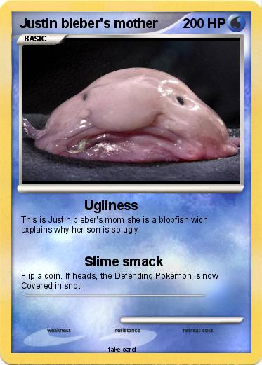 Pokemon Justin bieber's mother