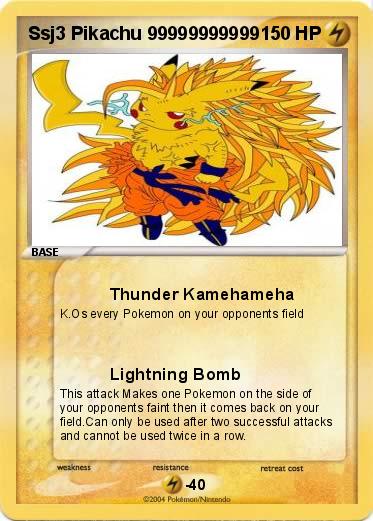 Pokemon Ssj3 Pikachu 99999999999