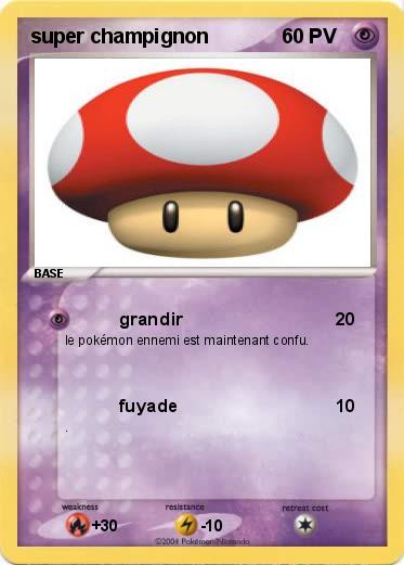 Pokemon super champignon