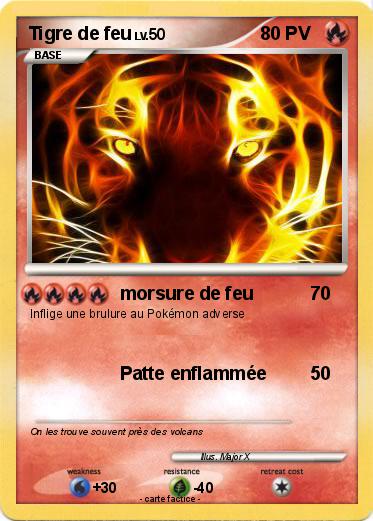 Pokemon Tigre de feu