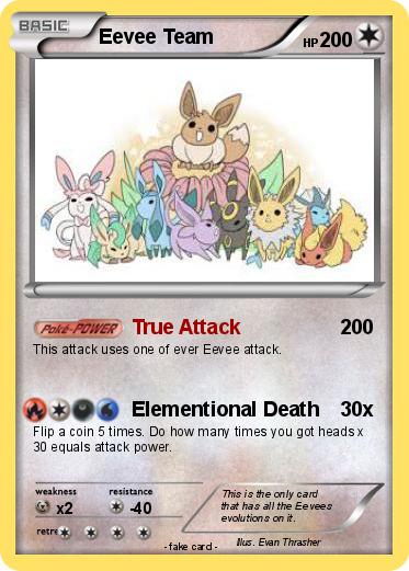 Pokemon Eevee Team