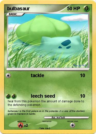 Pokemon bulbasaur